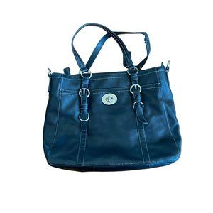Coach Chelsea Black Leather Satchel